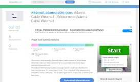 
							         Access webmail.adamscable.com. Adams Cable Webmail ...								  
							    