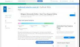
							         Access webmail.atento.com.br. Outlook Web App								  
							    