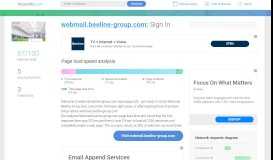 
							         Access webmail.beeline-group.com. Sign In								  
							    