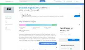 
							         Access webmail.brightok.net. Webmail :: Welcome to Webmail								  
							    