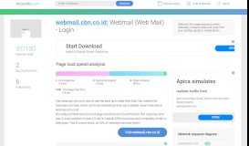 
							         Access webmail.cbn.co.id. Webmail (Web Mail) - Login								  
							    