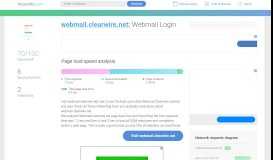 
							         Access webmail.clearwire.net. Webmail Login								  
							    