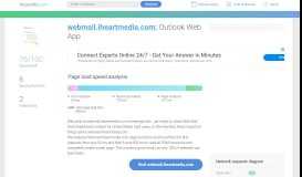 
							         Access webmail.iheartmedia.com. Outlook Web App								  
							    