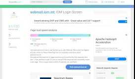 
							         Access webmail.iom.int. IOM Login Screen								  
							    