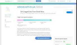 
							         Access webmail.nelft.nhs.uk. Outlook								  
							    