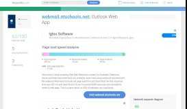 
							         Access webmail.ntschools.net. Outlook Web App								  
							    