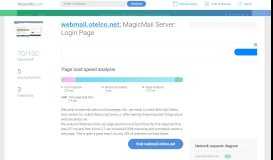 
							         Access webmail.otelco.net. Magic Mail Server: Login Page								  
							    