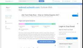 
							         Access webmail.uchealth.com. Outlook Web App								  
							    
