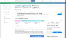 
							         Access webmail.wightman.ca. Wightman Webmail :: Welcome ...								  
							    