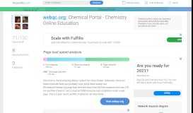 
							         Access webqc.org. Chemical Portal - Chemistry Online Education								  
							    