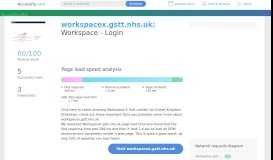 
							         Access workspacex.gstt.nhs.uk. Workspace - Login								  
							    