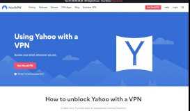 
							         Access Yahoo Mail through VPN | NordVPN								  
							    