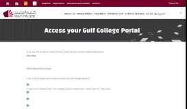 
							         Access your Gulf College Portal - Gulf College								  
							    
