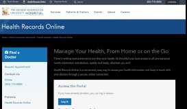 
							         Access Your Health Records Online | GW Hospital								  
							    