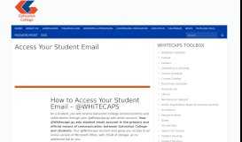 
							         Access Your Student Email - Galveston College								  
							    