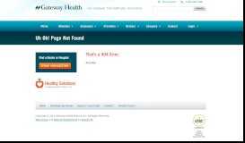 
							         AccessHealth - Gateway Health Alliance								  
							    