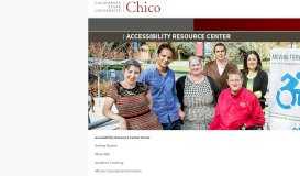 
							         Accessibility Resource Center – CSU, Chico								  
							    