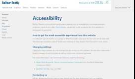 
							         Accessibility - Services - Balfour Beatty plc								  
							    