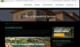 
							         Accessibility Services | Saint Leo University								  
							    