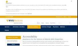 
							         Accessibility | Uniontown Hospital								  
							    