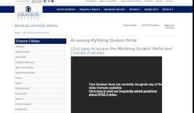 
							         Accessing MyViking Student Portal - Grayson College								  
							    