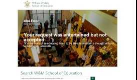 
							         Accessing myWM | W&M School of Education - William & Mary School ...								  
							    