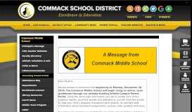 
							         Accessing Parent Portal - Commack Schools								  
							    