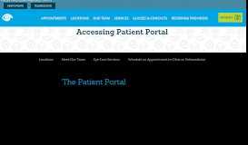 
							         Accessing Patient Portal - Oregon Eye Specialists								  
							    