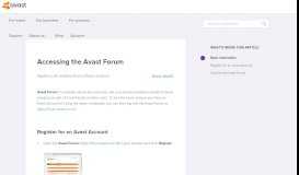 
							         Accessing the Avast Forum | Official Avast Support								  
							    