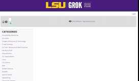 
							         Accessing the Cherwell Client Portal - lsu grok knowledge base								  
							    