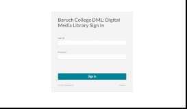 
							         Accessing the CUNY Portal - Baruch College DML: Digital Media Library								  
							    