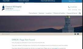 
							         Accessing the Patient Portal - Chestnut Hill Hospital - Tower Health								  
							    