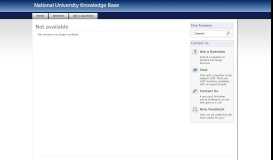 
							         Accessing the SOAR Student Portal - National University Knowledge ...								  
							    