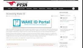 
							         Accessing Wake ID – MCHS PTSA								  
							    