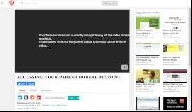 
							         Accessing Your Parent Portal Account - YT								  
							    