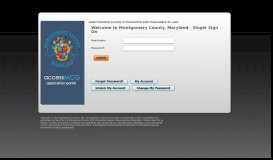 
							         AccessMCG (Login) - Montgomery County								  
							    