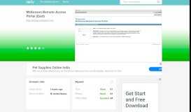 
							         access.mckesson.com - McKesson Remote Access Portal ... - Access ...								  
							    