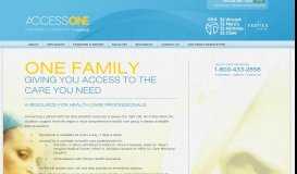 
							         AccessOne - Giving you complete access to One Family of Care								  
							    