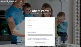 
							         AccessOne: Patient Portal								  
							    