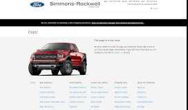 
							         Accessories - Simmons Rockwell Ford Inc.								  
							    
