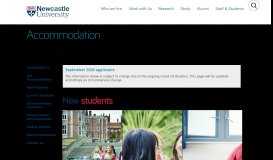 
							         Accommodation - Accommodation - Newcastle University								  
							    