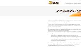 
							         Accommodation Booking Portal - Kent Relocation Services								  
							    