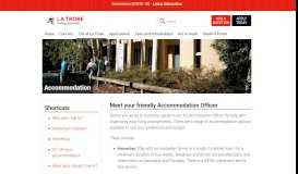 
							         Accommodation - Find a place to live - La Trobe College Australia								  
							    