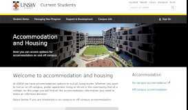 
							         Accommodation & Housing | UNSW Current Students								  
							    