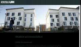 
							         Accommodation | Life | University of Hertfordshire								  
							    