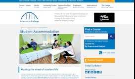 
							         Accommodation - Newcastle College								  
							    