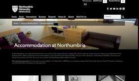 
							         Accommodation - Northumbria University								  
							    