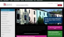 
							         Accommodation Office | Accommodation Office | University of Bristol								  
							    