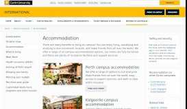 
							         Accommodation, on-campus, off campus - International | Curtin ...								  
							    