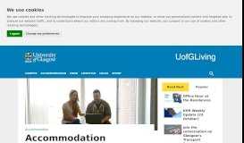 
							         Accommodation Online - Browzer :: University of Glasgow								  
							    